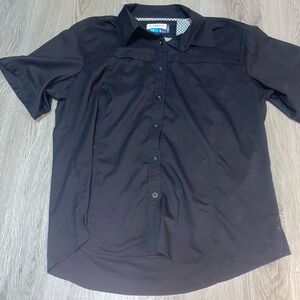 Magellan Outdoors Men's Black Casual Button Down Shirt